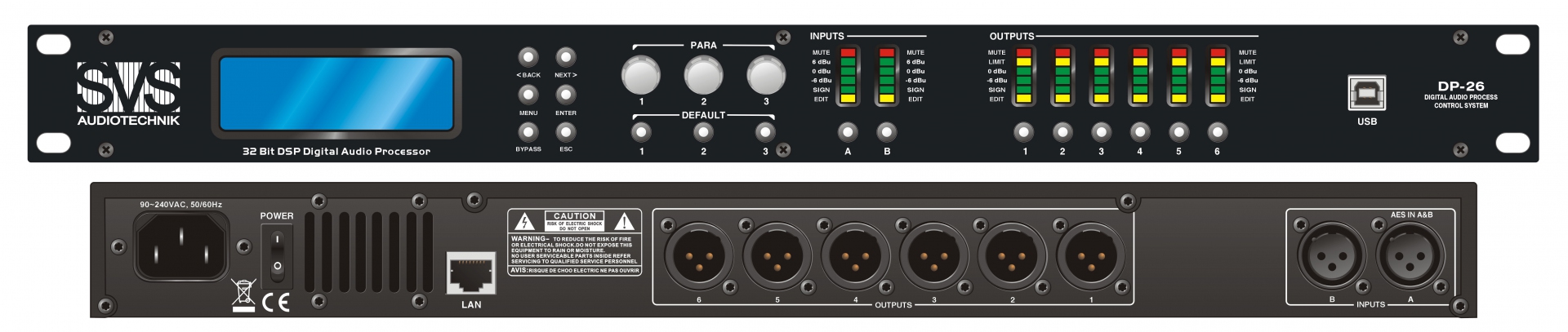 SVS Audiotechnik DP-26 Цифровой процессор: 2 входа 6 выходов в Джанкое