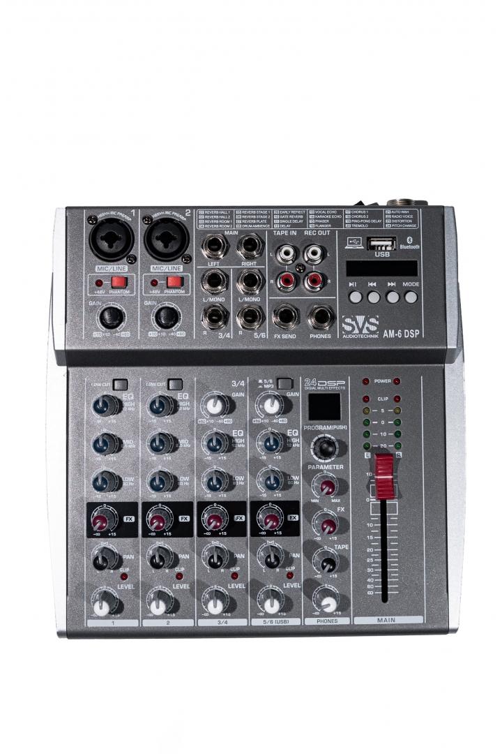 SVS Audiotechnik mixers AM-6 DSP Микшерный пульт аналоговый, 6-канальный SVS Audiotechnik mixers в Джанкое