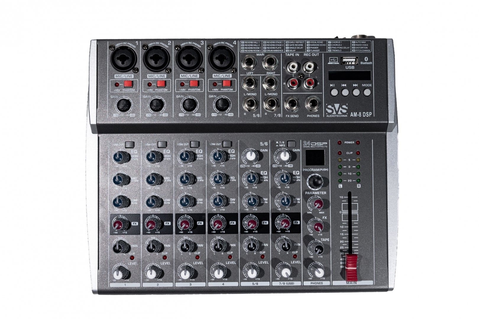 SVS Audiotechnik mixers AM-8 DSP Микшерный пульт аналоговый, 8-канальный в Джанкое