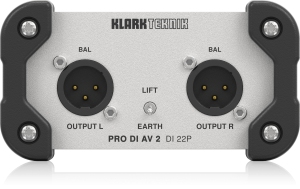 Klark Teknik DI 22P пассивный стерео директ-бокс в Джанкое